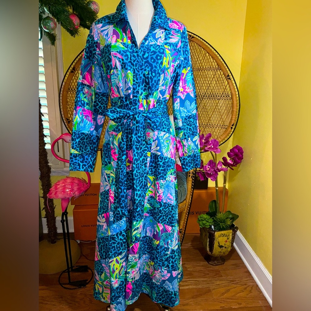 Lilly Pulitzer NWT Mira Shirtdress Pop Up Lillys Party 🎈$448 Size 10,12,14,16 - Picture 2 of 8
